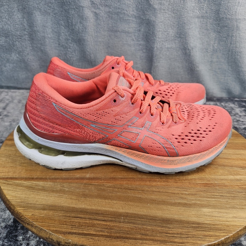 ASICS GEL-Kayano 28 Shoes Womens Size 6.5 Pink Running Sneakers Low Top 1012B04